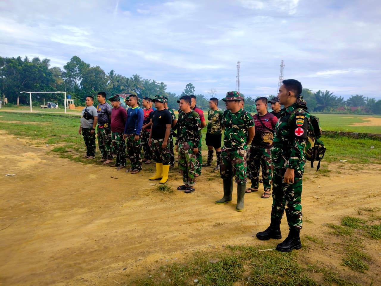 Persiapan Tim TMMD ke-130 di Labuhanbatu Dikenal Melalui Apel Bersama