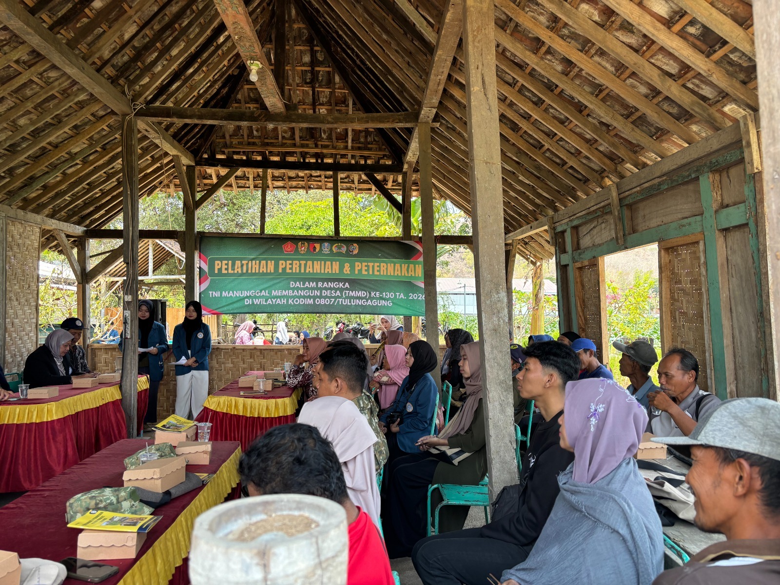 Desa Pojok Dapat Pelatihan Pertanian Terpadu Lewat TMMD 130 Kodim Tulungagung