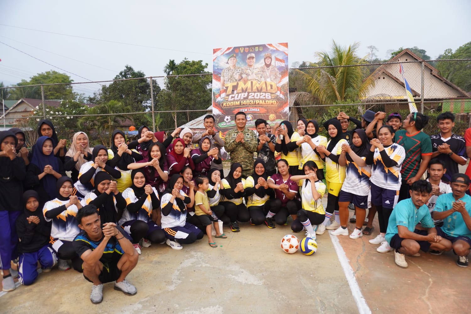 TMMD Cup di Parumpanai, Ajang Solidaritas Pemuda