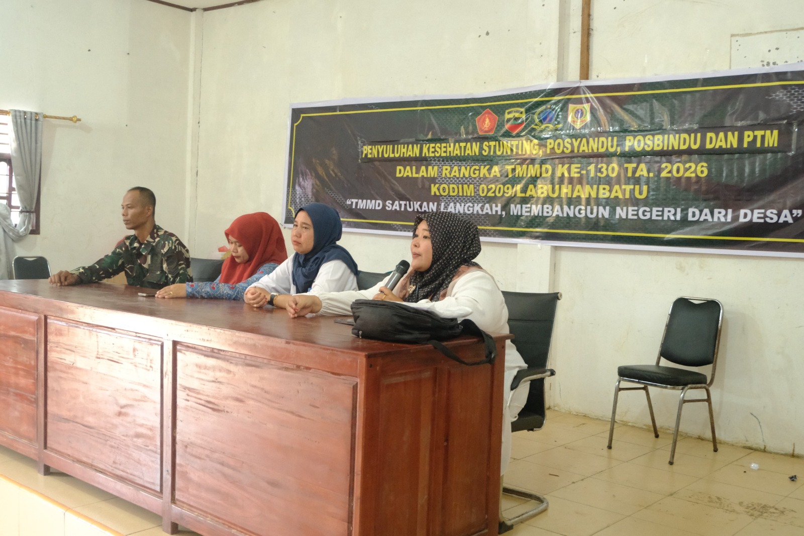 Edukasi Kesehatan Berbasis TMMD Tawarkan Solusi Atasi Stunting di Aek Batu