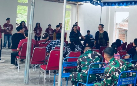 Sinergi Ibadah dan Pembangunan di TMMD di Desa Pojok