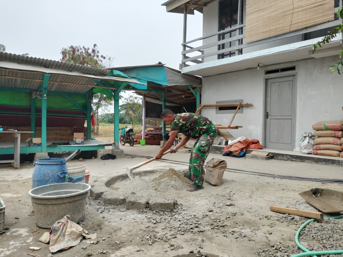 TMMD ke-130: Komitmen TNI Bantu Warga Melalui Pembangunan RTLH