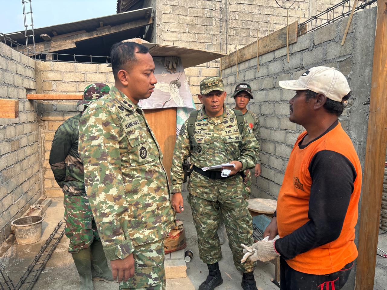 Pengecekan Proyek TMMD ke-130 Kodim Tulungagung