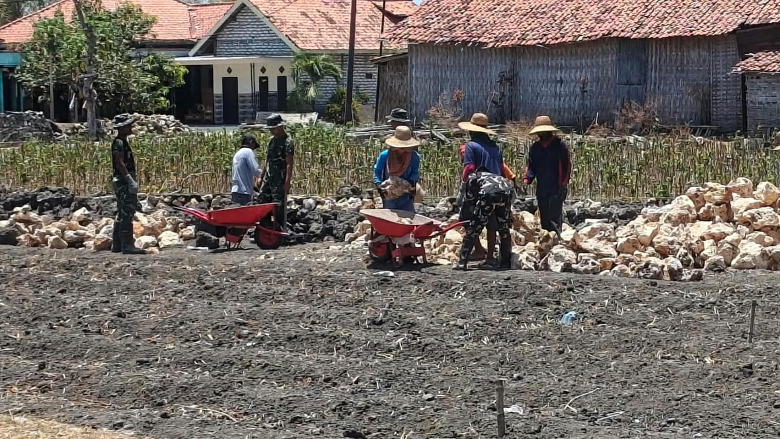 TMMD ke-130 Kodim 0826/Pamekasan Prioritaskan Desa Jarin, Wujud Nyata Pemerataan Pembangunan
