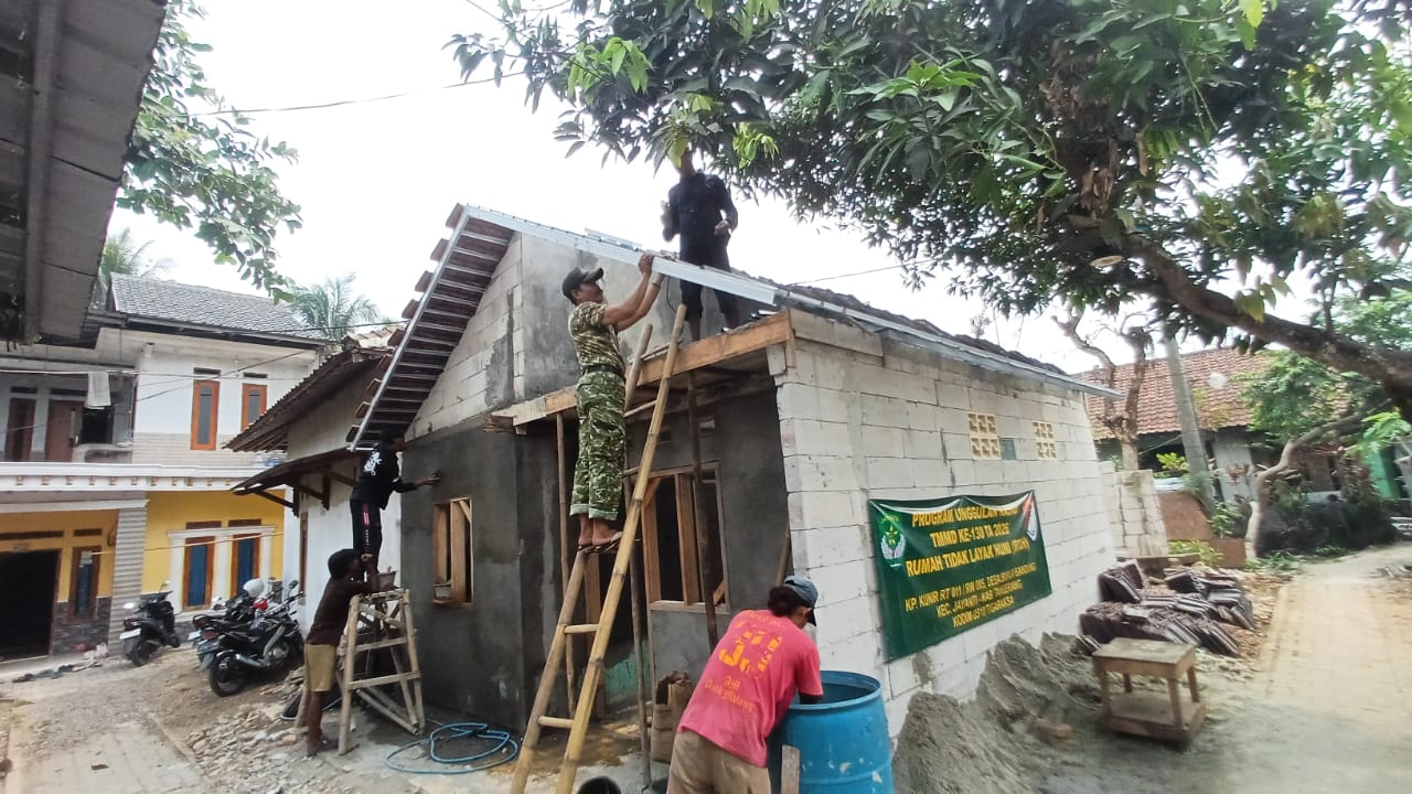 Progres Pembangunan Rumah Bapak Nasir di Program TMMD Ke-130 Progres Pembangunan Rumah Bapak Nasir di Program TMMD Ke-130