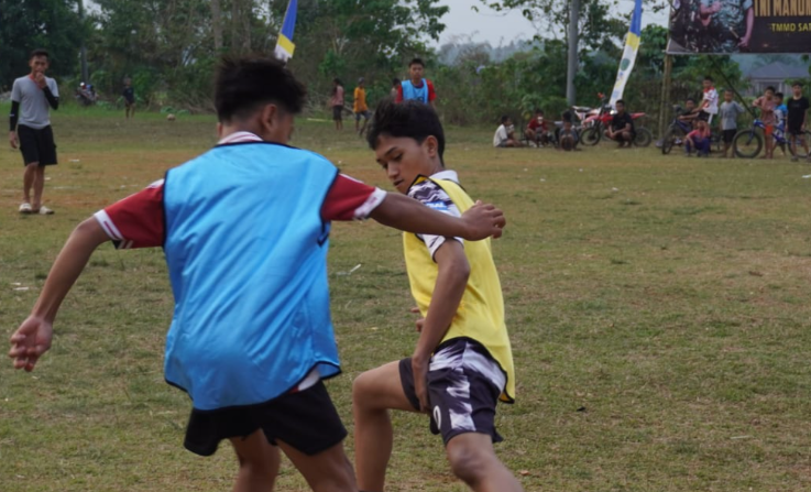 Partisipasi Anak Desa dalam Kompetisi Sepak Bola TMMD 130 yang Menggembirakan