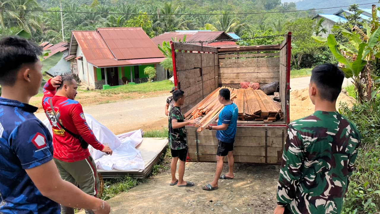 Satgas TMMD Kodim 1210/Landak Hadirkan Solusi Pembangunan Rumah Layak Huni