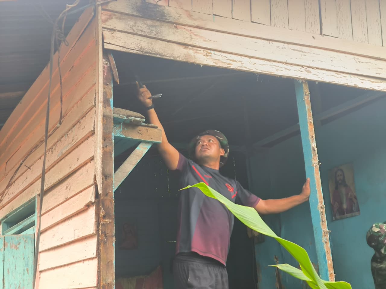 Program TMMD ke-130 Kodim 0209/Labuhanbatu Wujudkan Rumah Layak untuk Ibu Heni