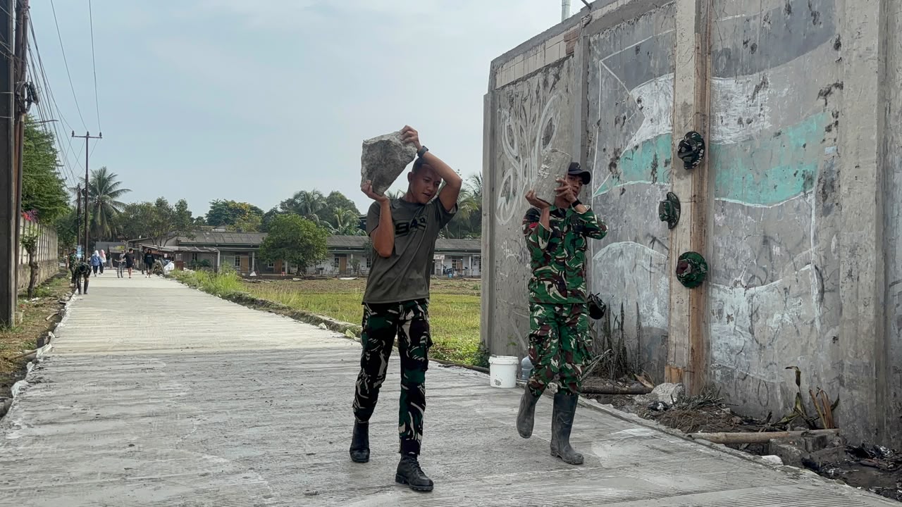 Persiapan Matang Satgas TMMD dalam Konstruksi Jalan di Tigaraksa Persiapan Matang Satgas TMMD dalam Konstruksi Jalan di Tigaraksa