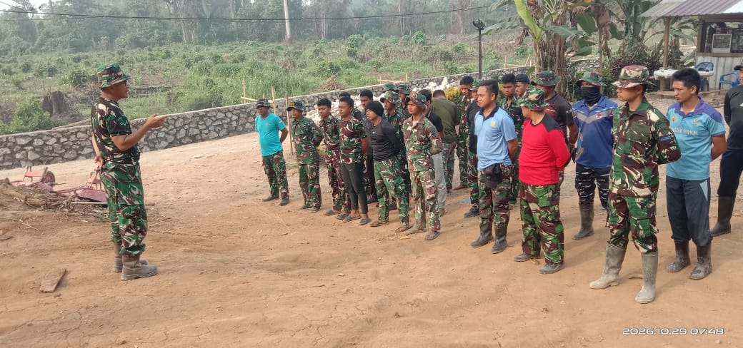 Awali Tugas dengan Arahan dan Semangat Gotong Royong, Satgas TMMD ke-130 Kodim 1403/Palopo Siap Lanjutkan Pembangunan Desa