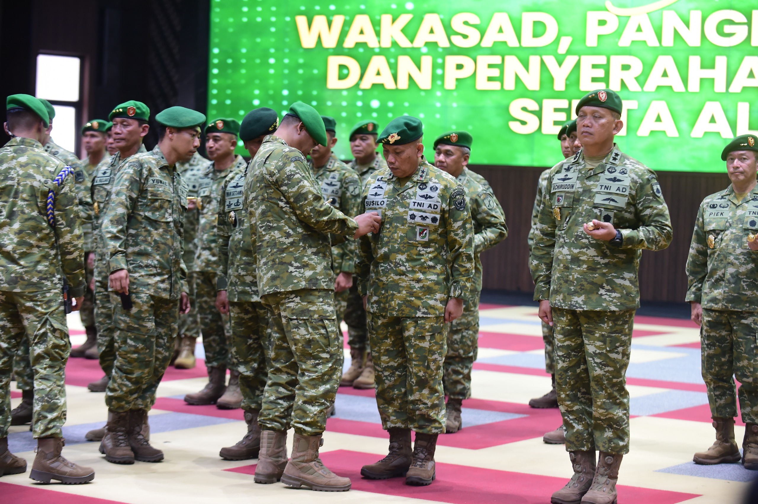 Tata Struktur Komando, Kasad Pimpin Sertijab dan Alih Kodal Enam Korem