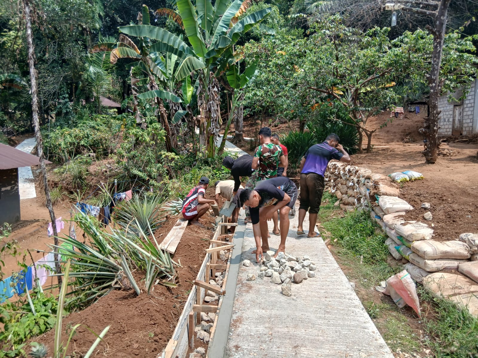 Pembangunan Infrastruktur Drainase TMMD ke-130 di Ambon