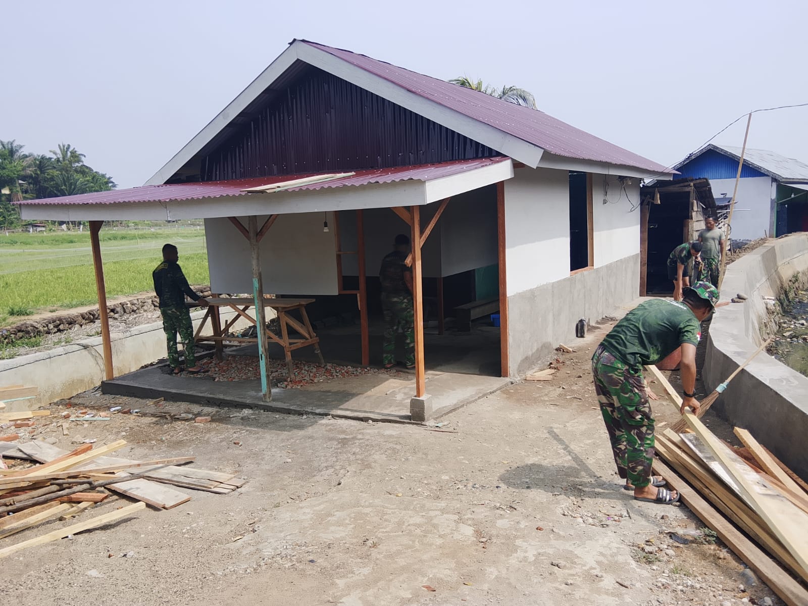 Progres Rehabilitasi RTLH TMMD ke-130 di Bengkulu Mencapai 70 Persen Lebih
