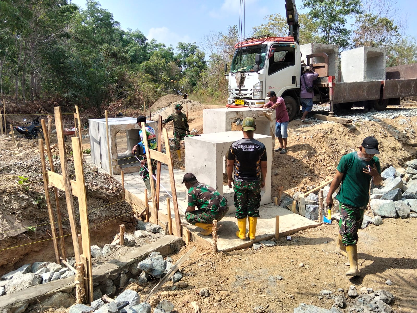 Perkembangan TMMD ke-130: Box Culvert Meningkatkan Kualitas Infrastruktur