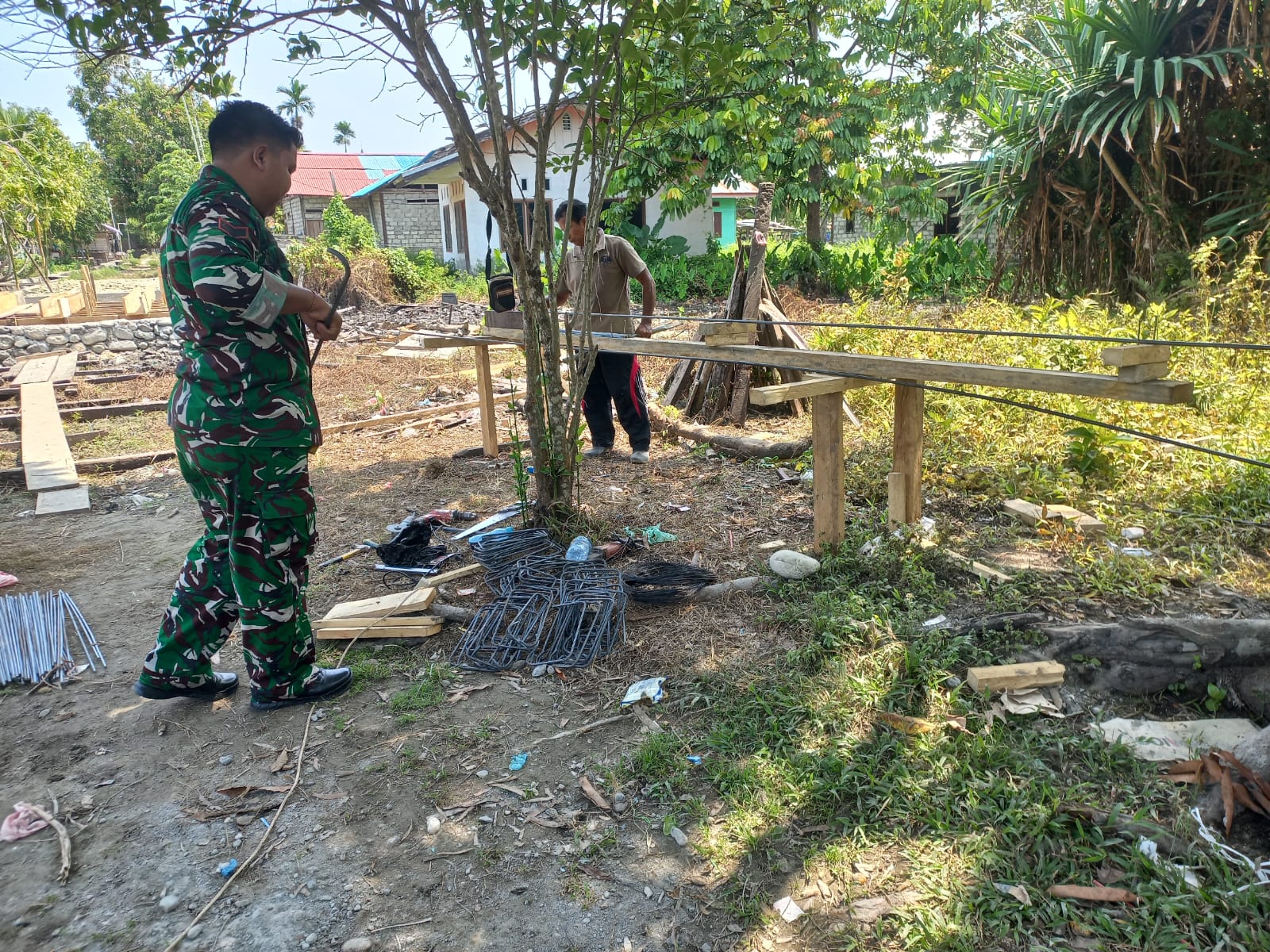 Jembatan Yamboi: Sinergi Masyarakat dan Satgas TMMD