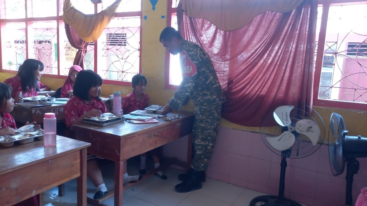 Kolaborasi TNI dalam Makan Bergizi Gratis di Kabupaten Sidrap