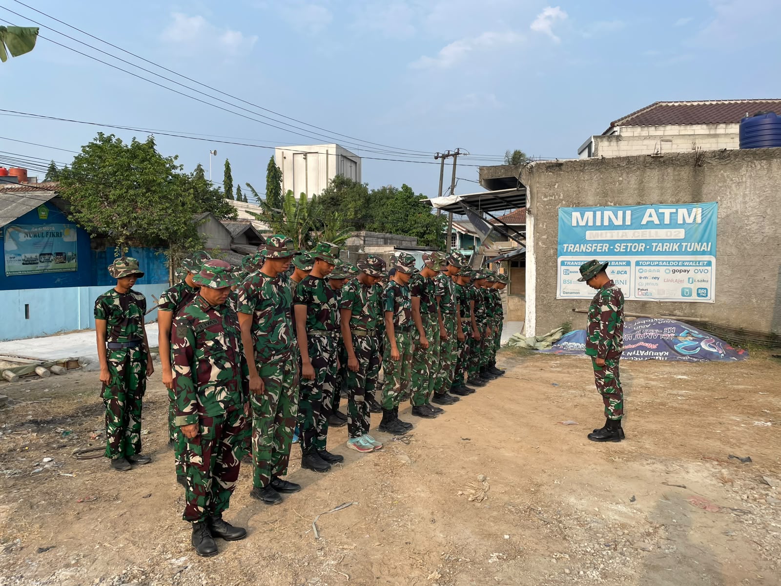 Ajang Koordinasi Satgas TMMD ke-130 Kodim 0510/Tigaraksa di Pagi Hari
