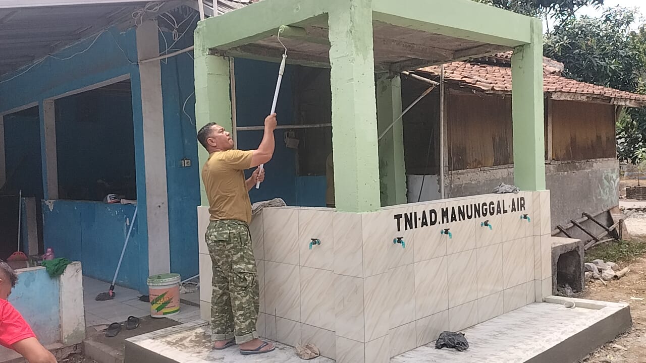 Inisiatif TNI untuk Ketersediaan Air Bersih di Pesantren An-Naziyah