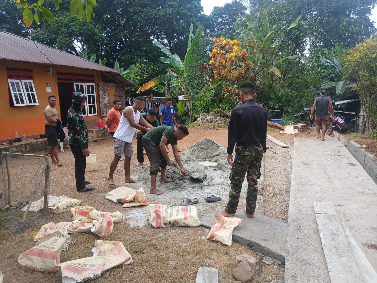 TMMD Ambon Sukses Pembangunan Drainase untuk Kesehatan Lingkungan Masyarakat