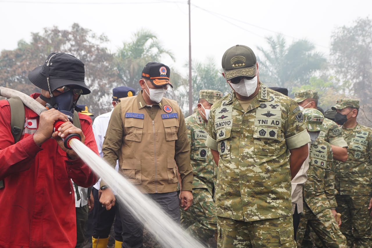 Kasad Tegaskan TNI AD Siap Kerahkan Seluruh Potensi untuk Tangani Karhutla