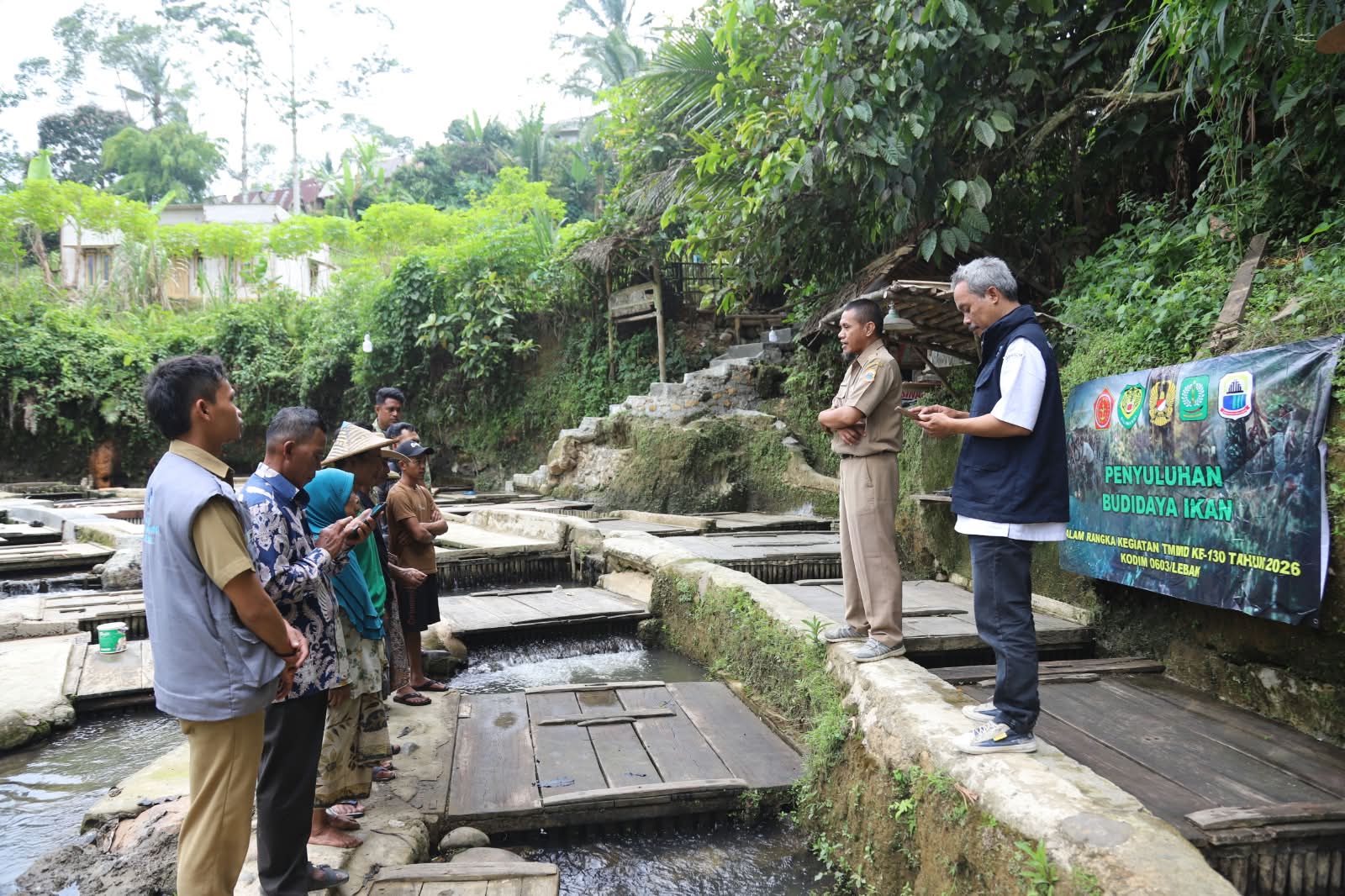 Tingkatkan Ekonomi Lokal, TMMD ke-130 Gelar Pelatihan Usaha Perikanan di Lebak