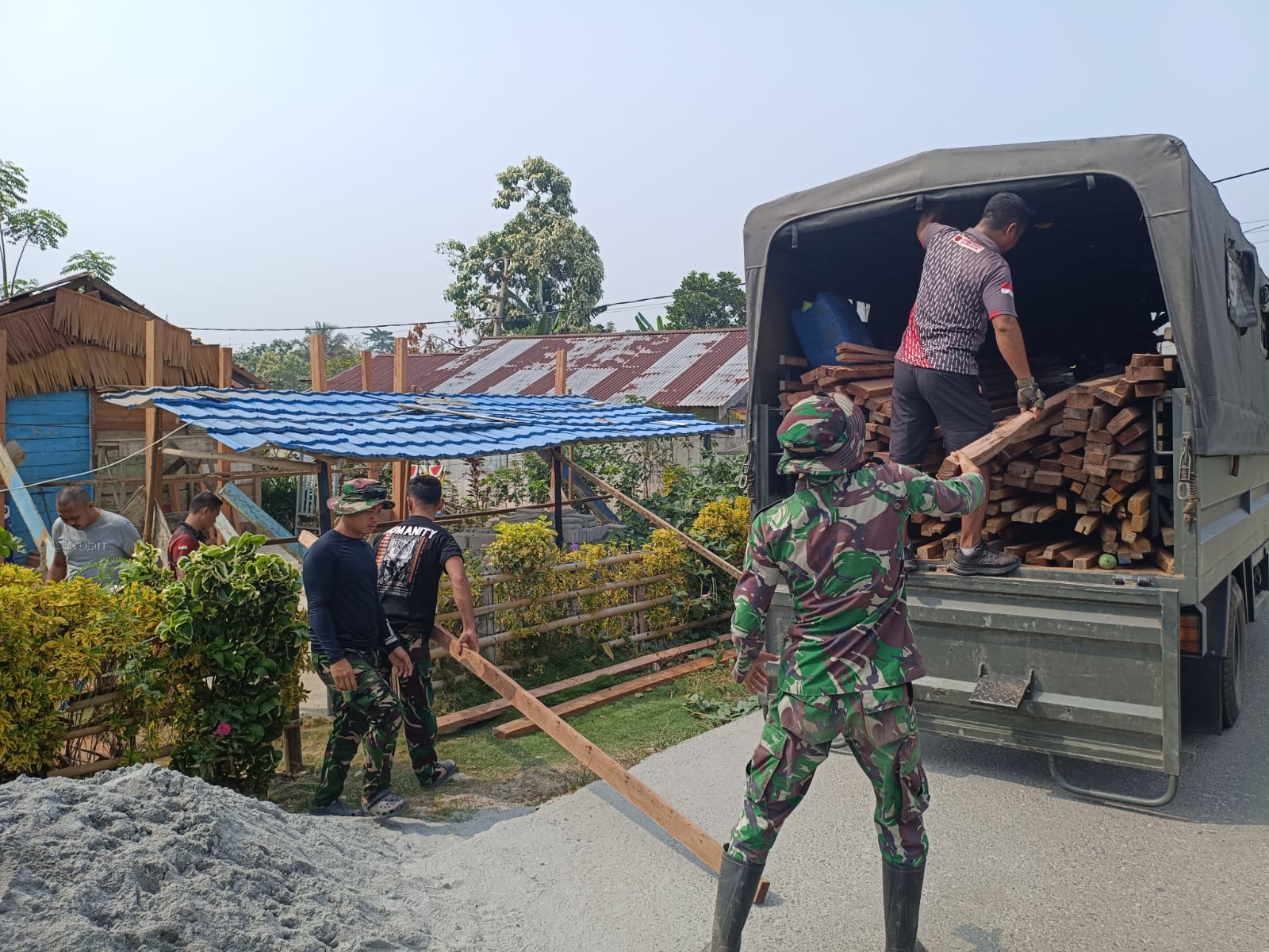 Peran Logistik dalam Program TMMD ke-130 Kodim 1307/Poso