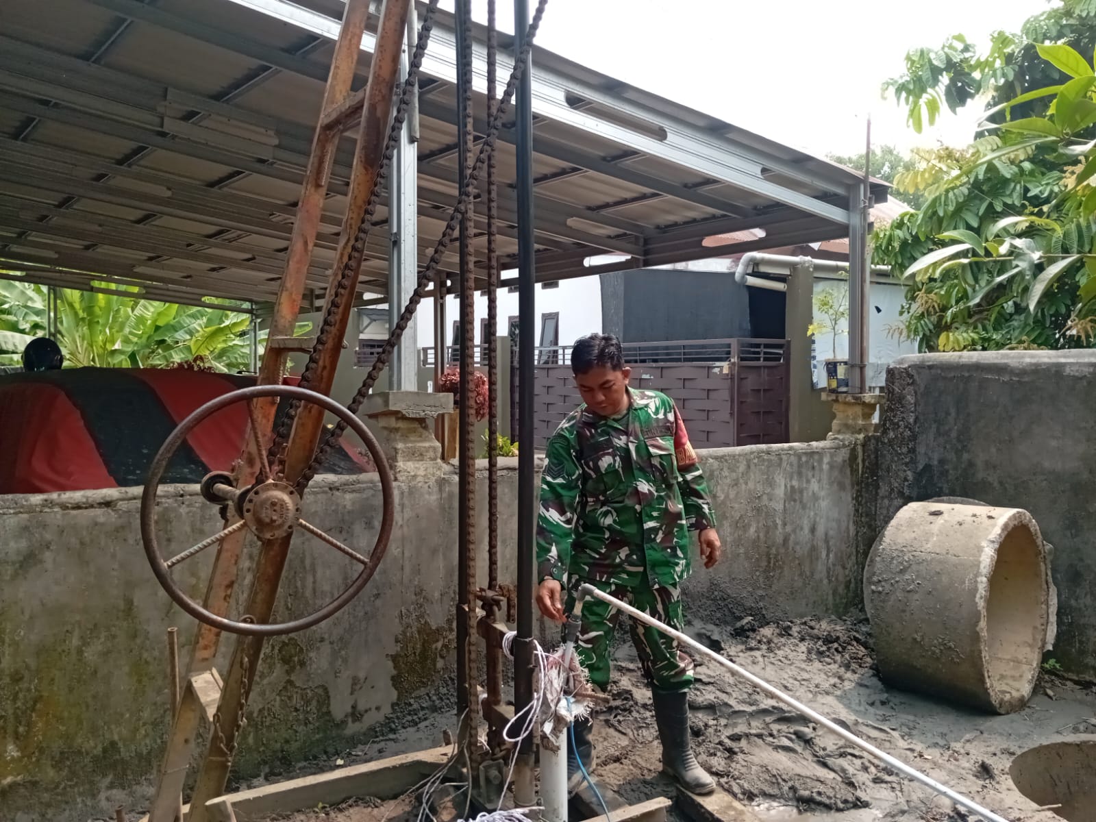 Pembangunan Sumur Bor TMMD ke-130, Solusi Baru untuk Akses Air Bersih di Bengkulu