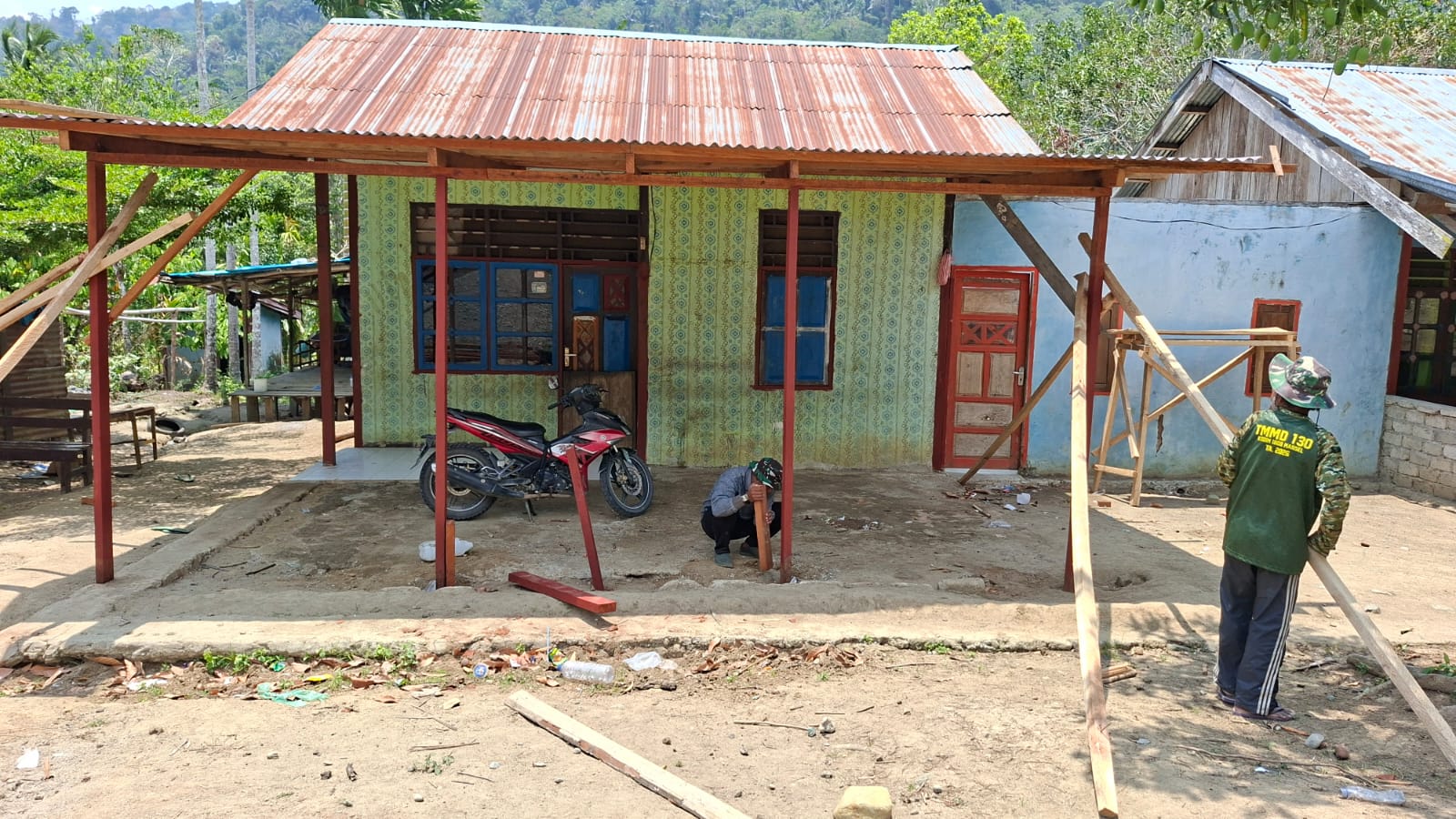 Satgas TMMD ke-130: Meningkatkan Kualitas Hidup di Kampung Yamboi