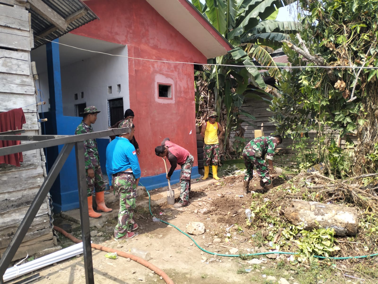 SDN 261 Limbua Dapatkan Akses Air Bersih Berkat TMMD Kodim 1403/Palopo