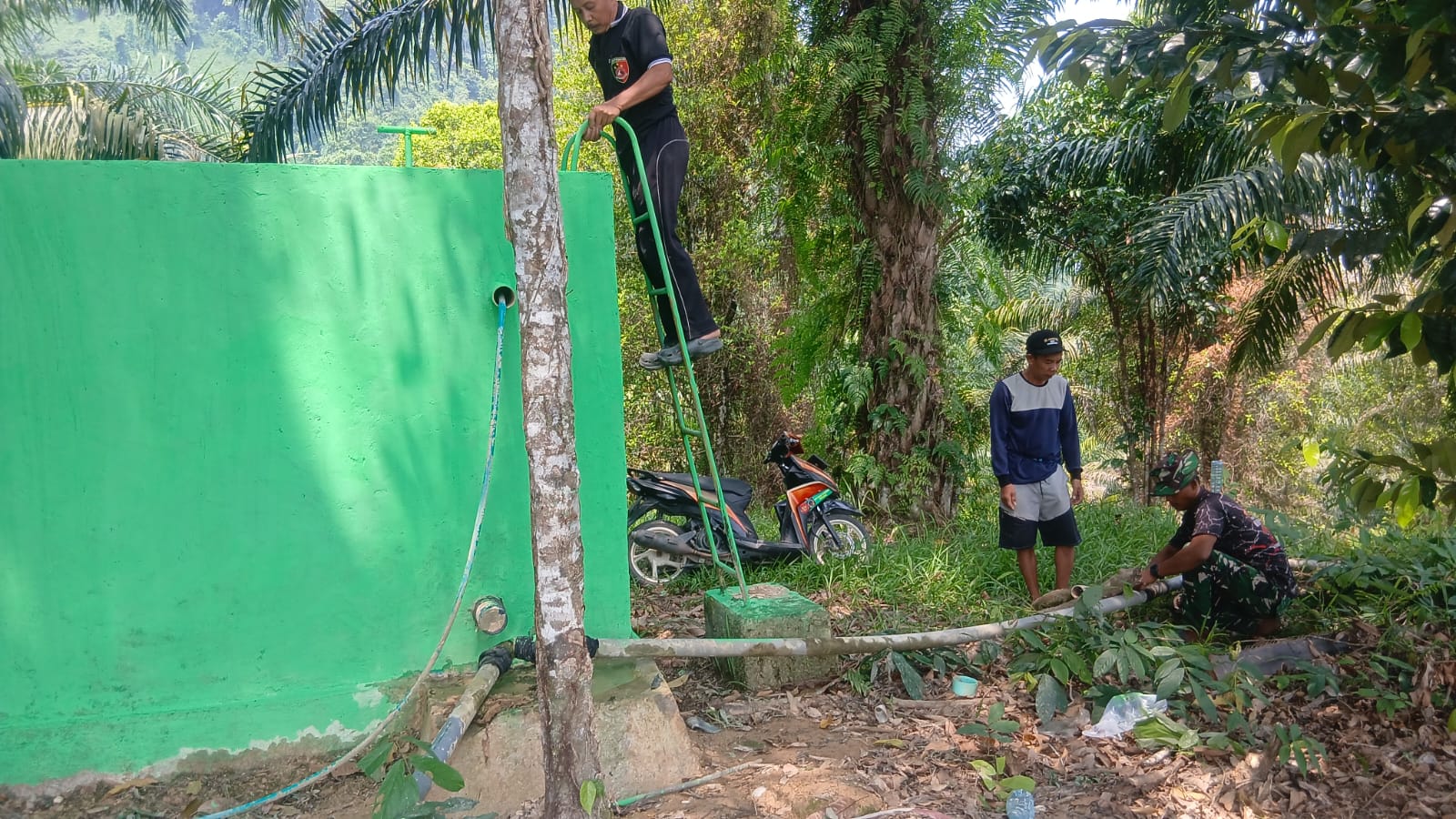 TMMD Sukses Wujudkan Ketersediaan Air Bersih di Masjid Cendana