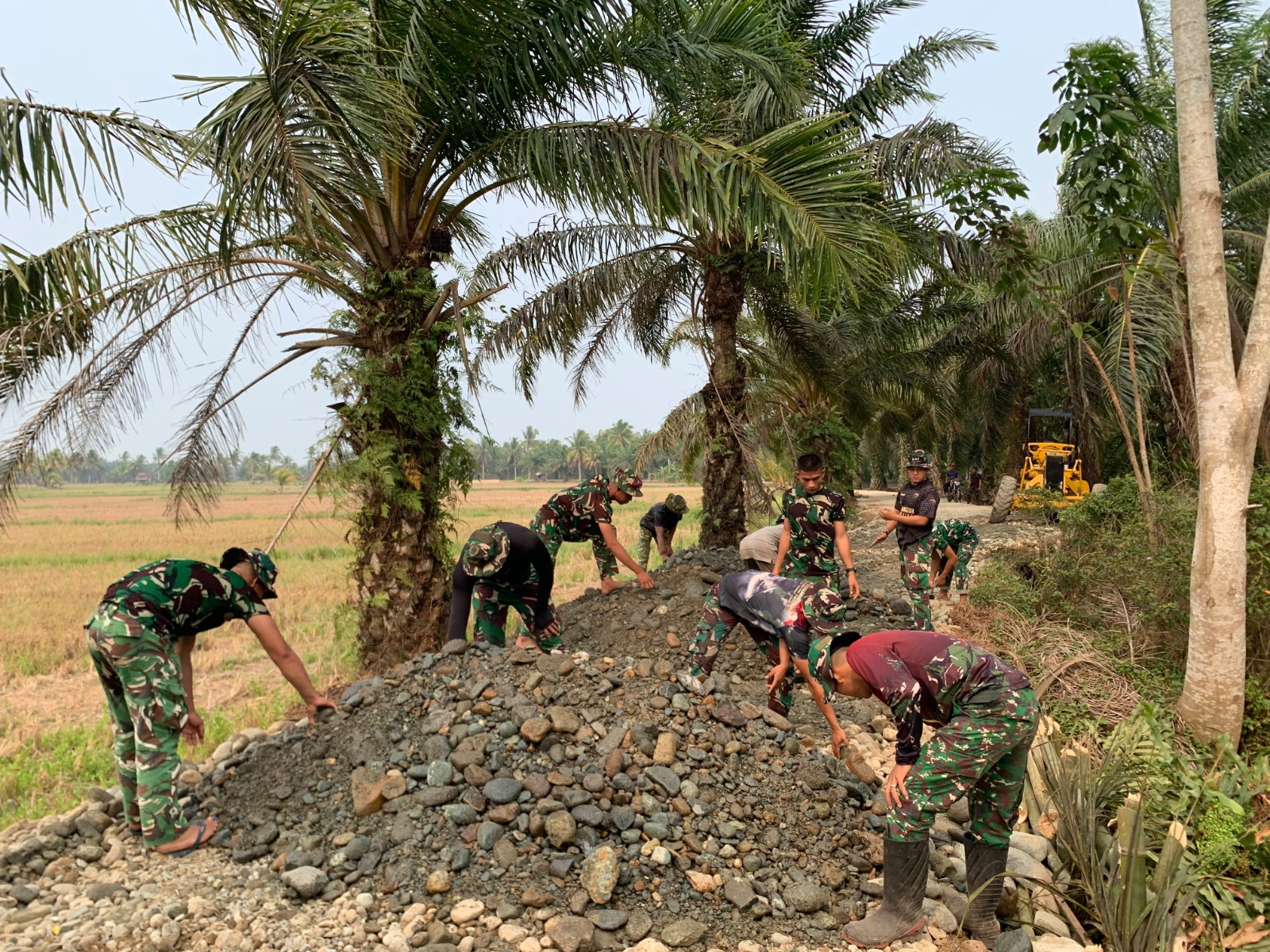 Pembangunan Jalan TMMD ke-130 di Bengkulu Tunjukkan Perkembangan Positif