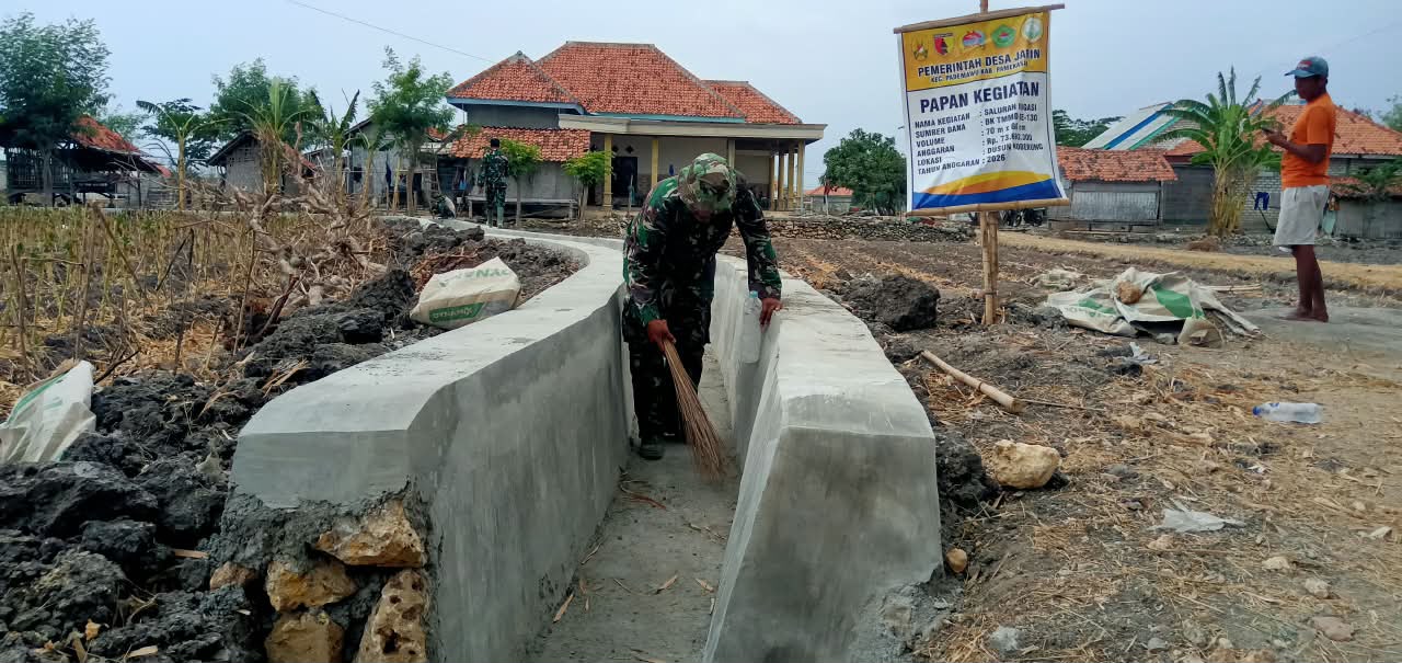 Tuntas 100 Persen, Drainase TMMD di Koberung Siap Dimanfaatkan Petani