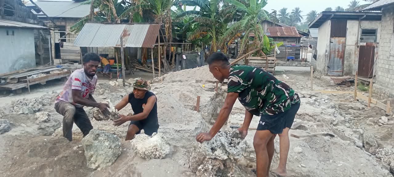Pembangunan RTLH di Desa Umiyal: Satgas TMMD Fokus pada Struktur Fondasi Pembangunan RTLH di Desa Umiyal: Satgas TMMD Fokus pada Struktur Fondasi