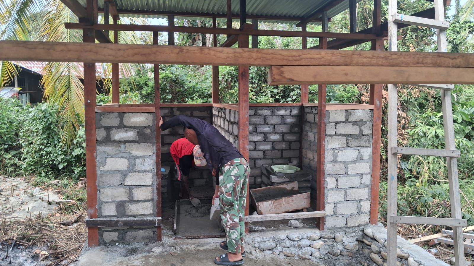 TMMD Ke-130 Kodim 1705/Nabire: Meningkatkan Kualitas Sanitasi di Kampung Wanggar Sari