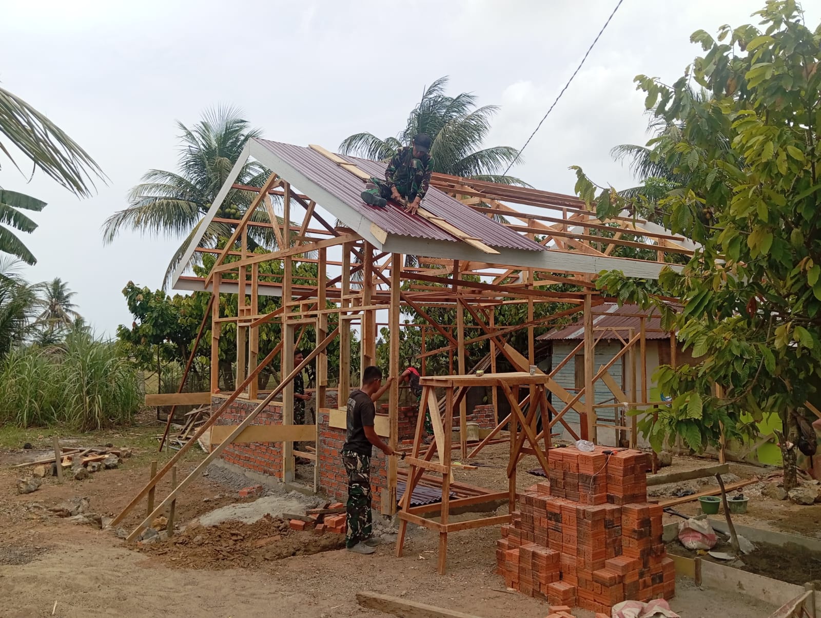 Program TMMD ke-130 Percepat Perbaikan Rumah Warga Sasar RTLH