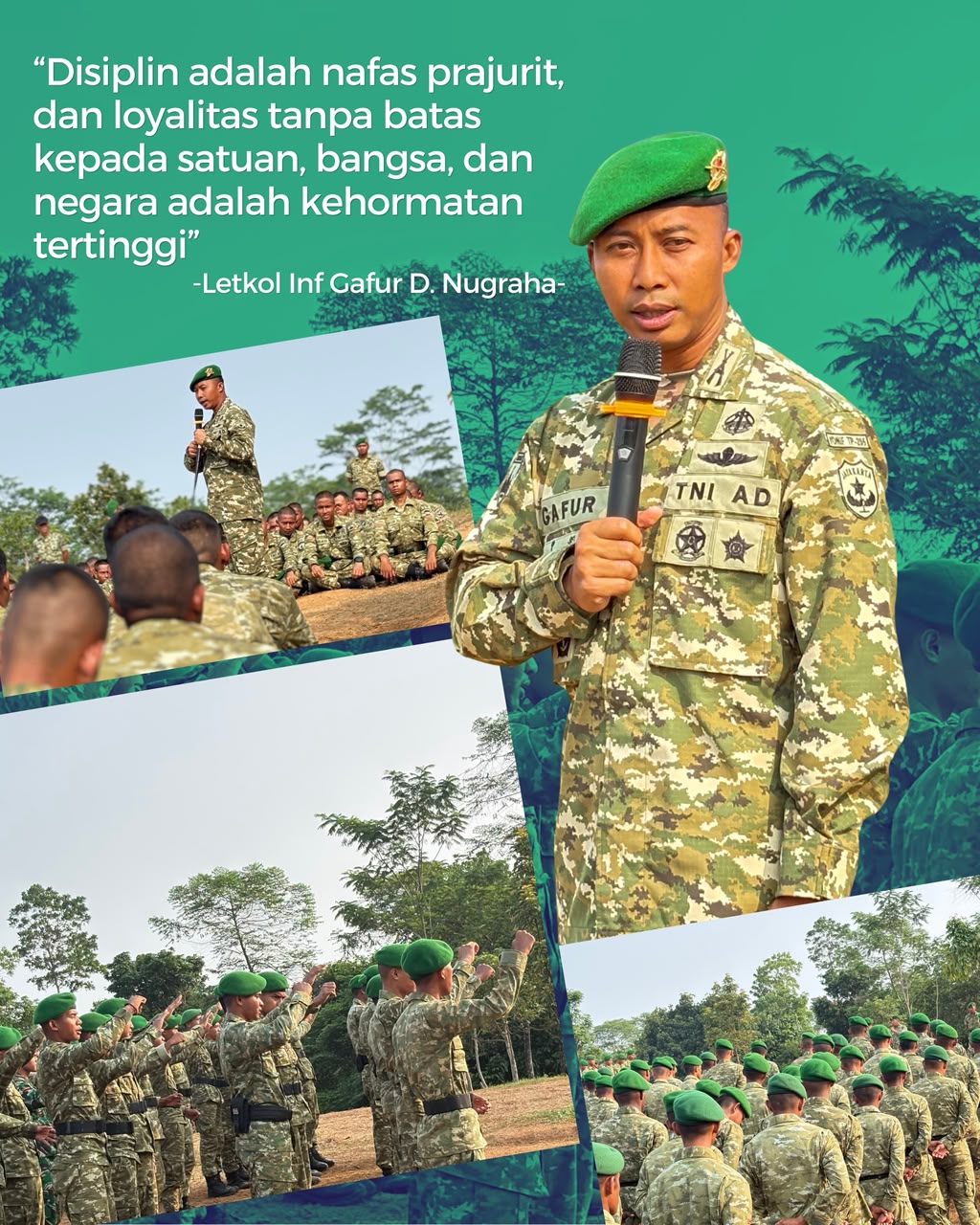 Komitmen Disiplin dan Soliditas Para Prajurit di Yonif TP 205/Gandamana