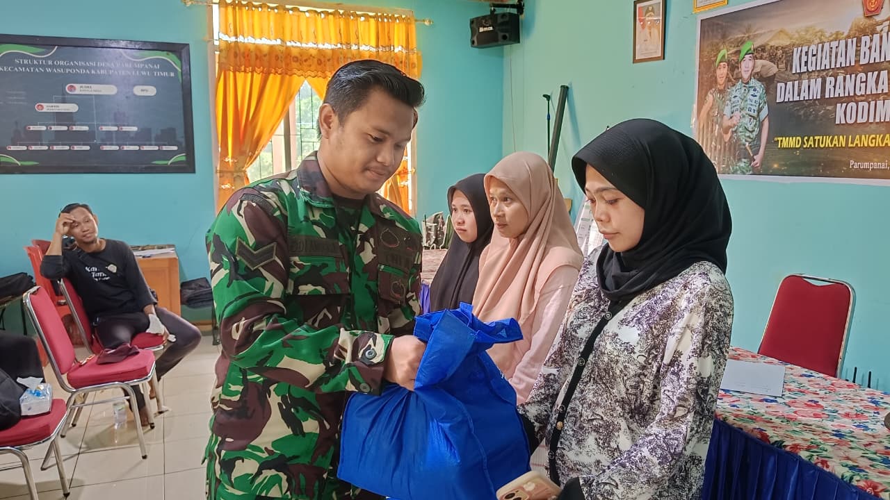 Upaya Satgas TMMD ke-130 dalam Mengatasi Stunting di Luwu Timur