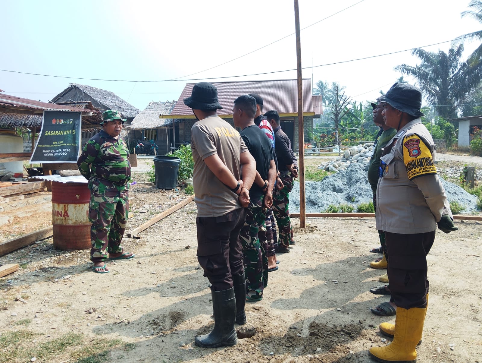 Kegiatan TMMD Ke-130: Sinergitas TNI dan Polri Dalam Pembangunan Masyarakat