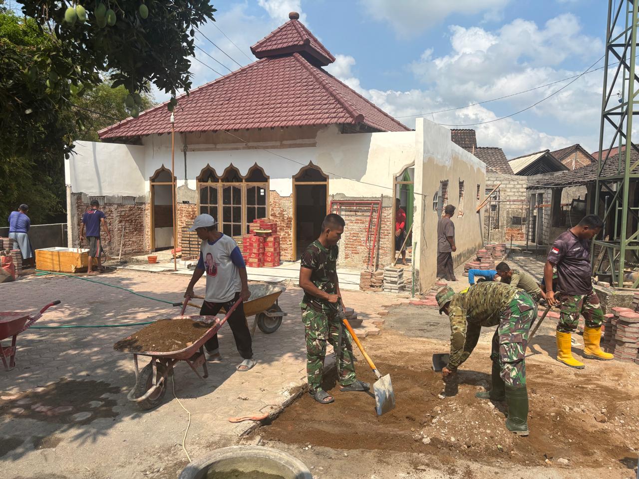 Kemajuan Rehabilitasi Mushola Darurohman di Desa Pojok