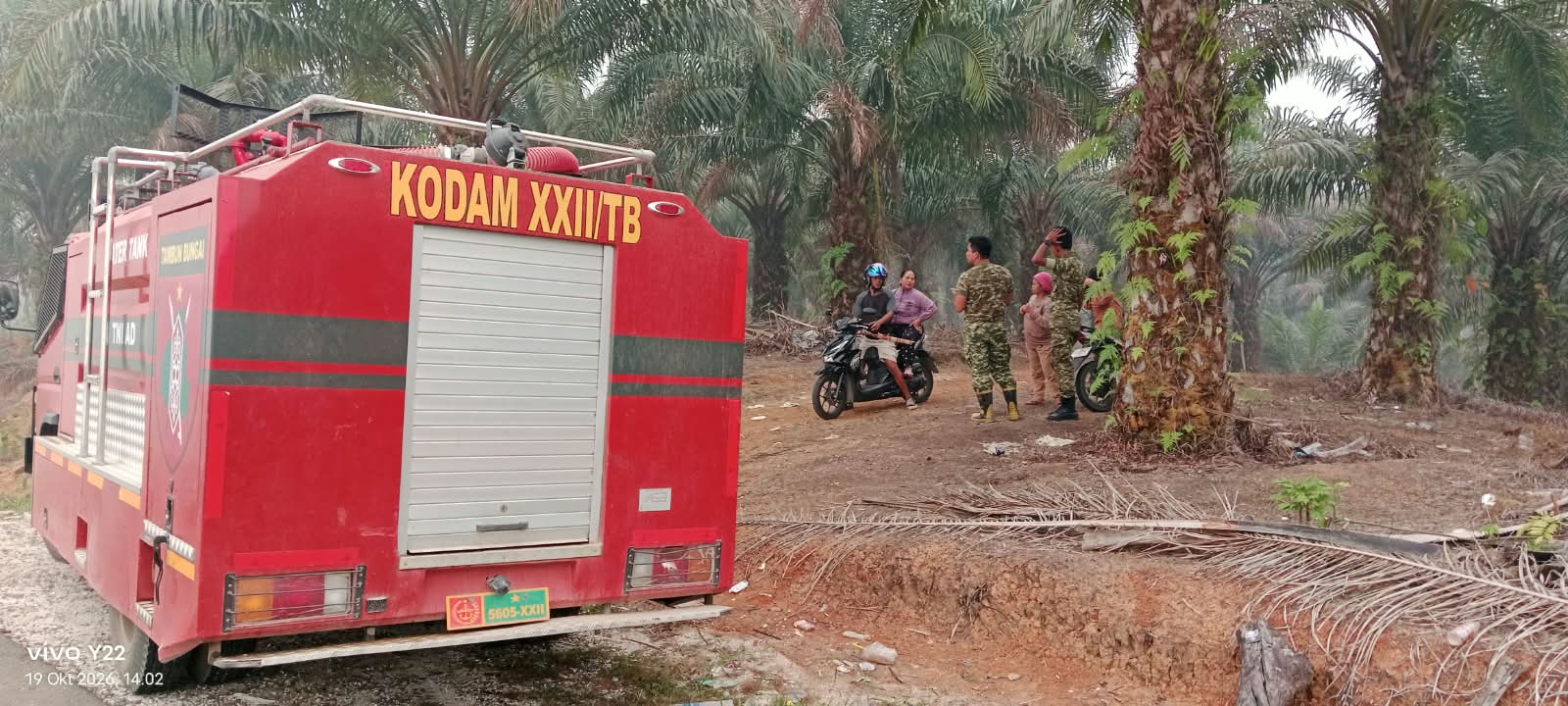 Kodim 1018/Gunung Mas Lakukan Patroli untuk Cegah Karhutla
