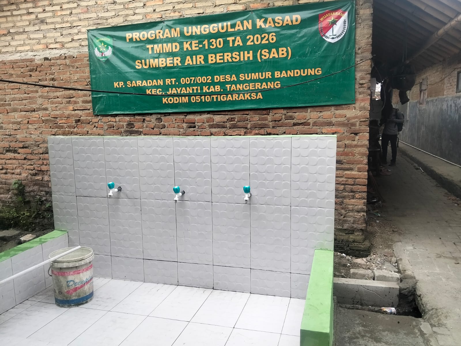 Satgas TMMD ke-130 Percepat Pembangunan RTLH Ibu Sukesti di Desa Sumur Bandung