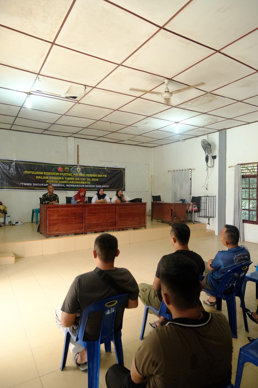Peningkatan Kesehatan Masyarakat Desa Aek Batu Melalui Edukasi Bersama Kodim