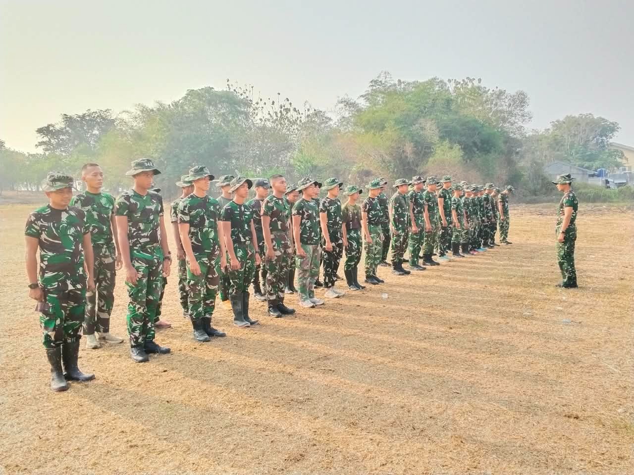 Satgas TMMD ke-130 Lakukan Apel Pagi di Tigaraksa