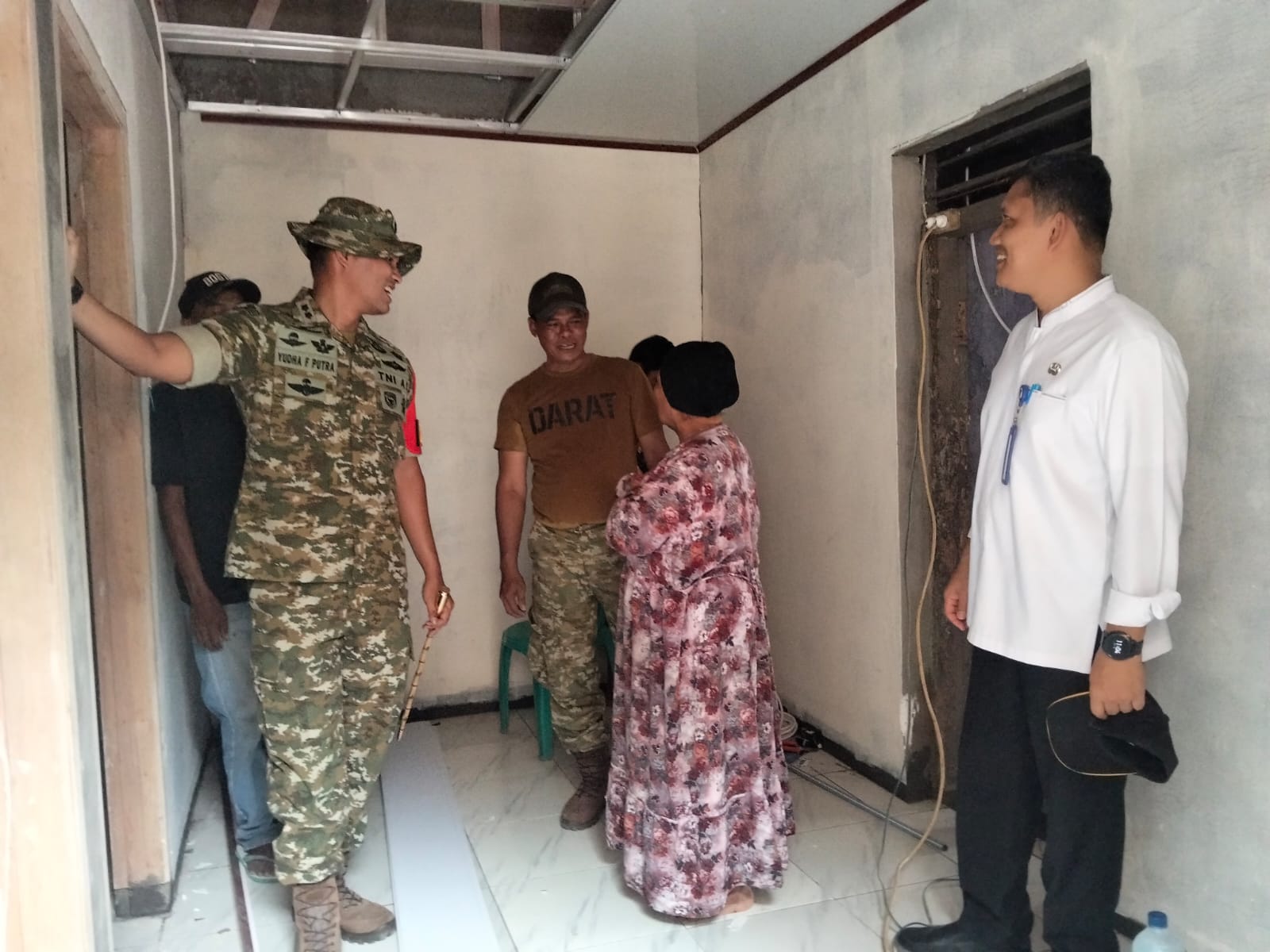 TMMD ke-130: TNI Ciptakan Hunian Sehat untuk Ibu Nayah di Tangerang
