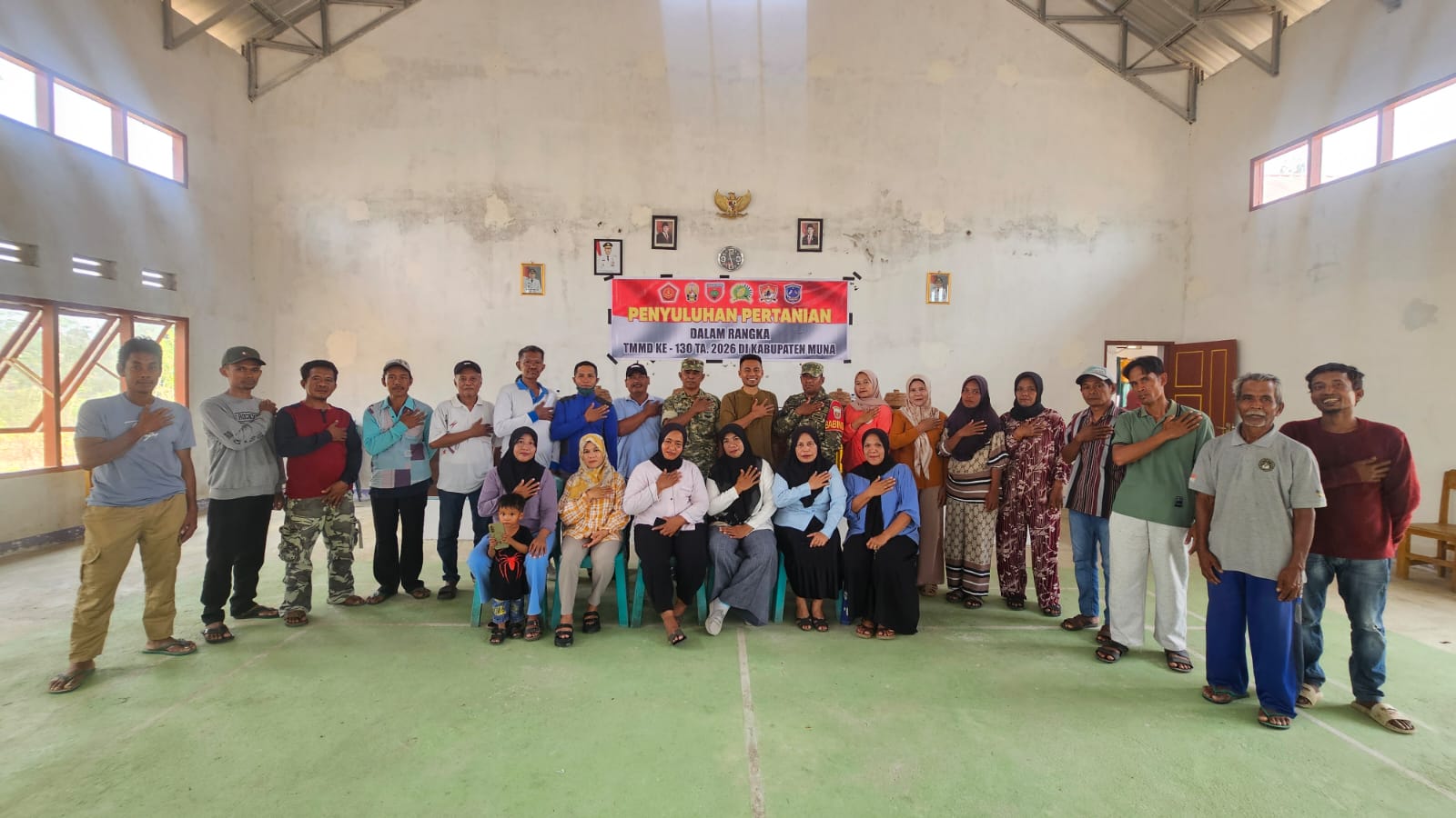 Antisipasi Dampak El Nino, Satgas TMMD ke-130 Kodim 1416/Muna Bekali Petani Pengetahuan Pemeliharaan Tanaman