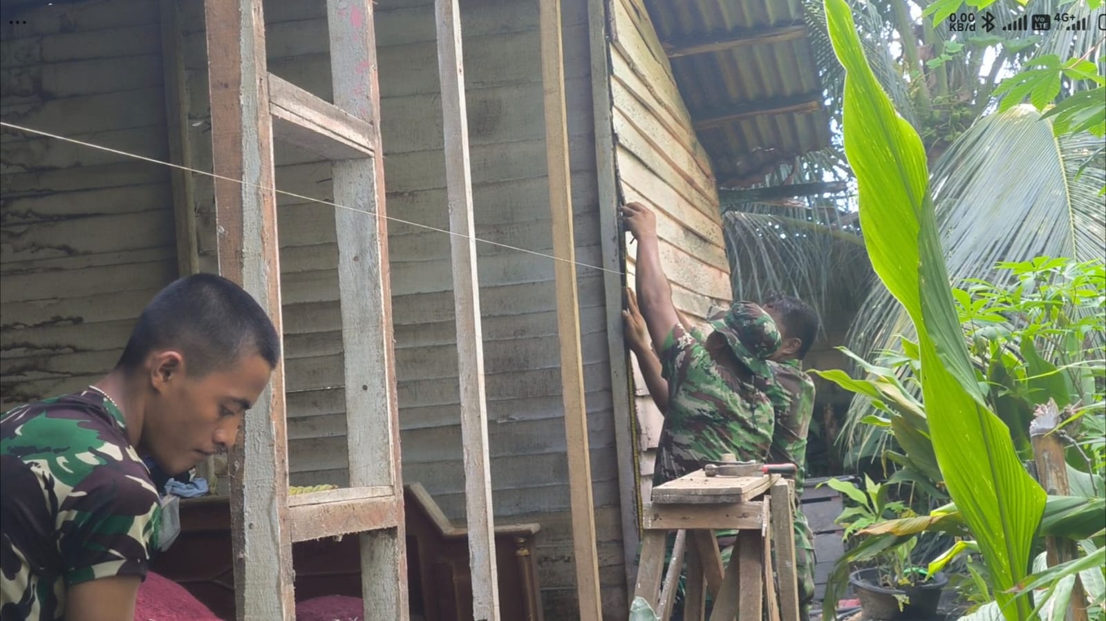 Harapan Baru Ibu Heni Terwujud melaui Renovasi Rumah dalam TMMD ke-130