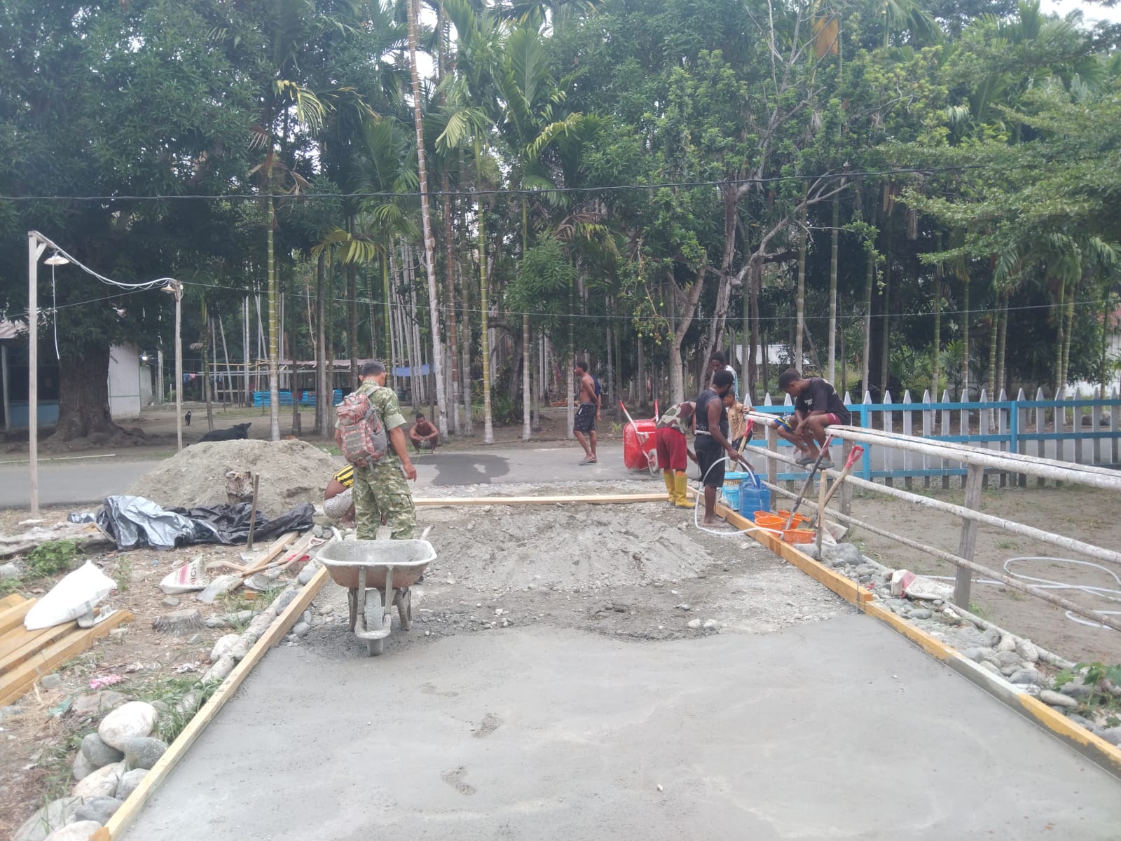 Masyarakat Kampung Yamboi Siap Rasakan Manfaat Jalan Baru Hasil TMMD