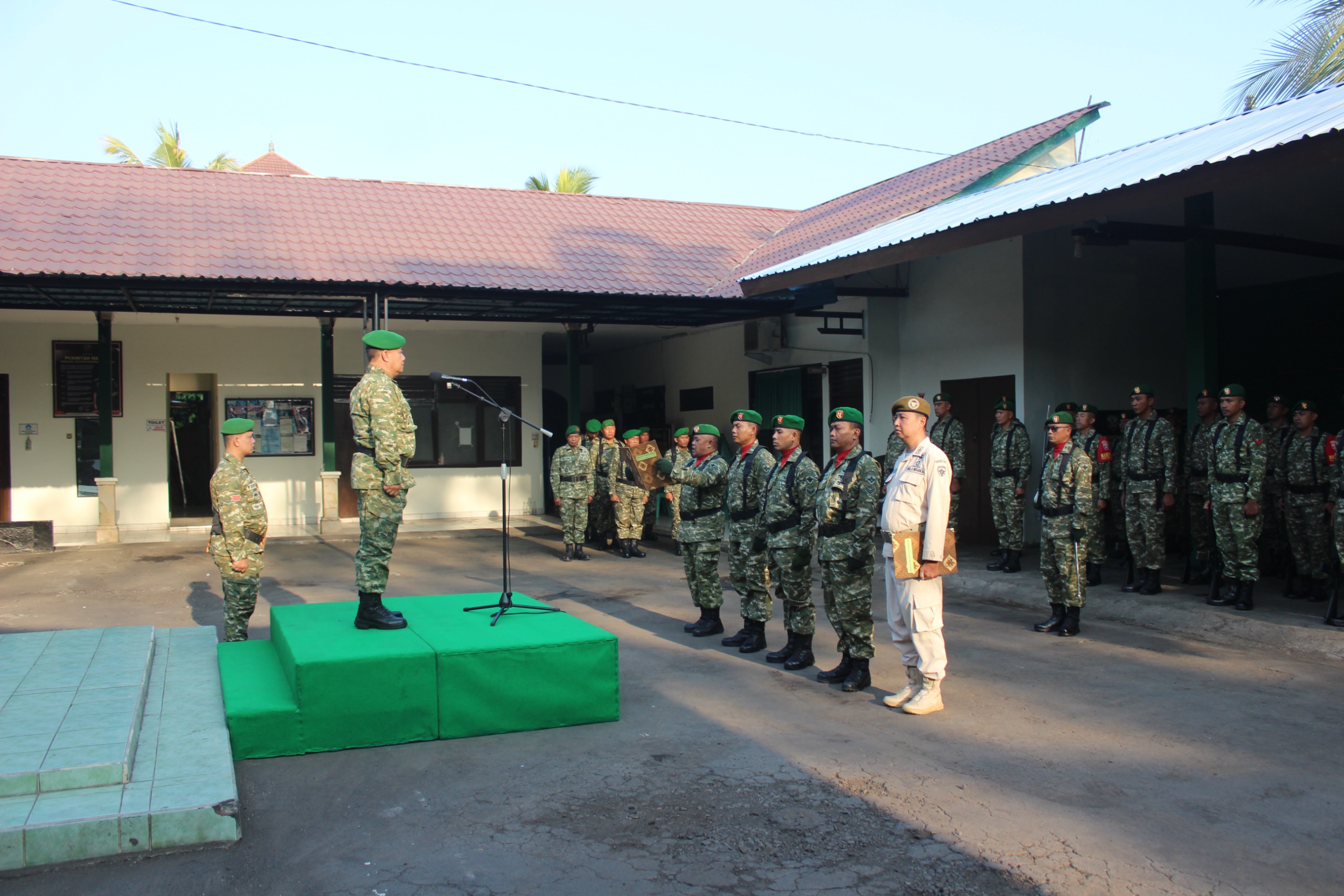 Upacara Bendera Mingguan di Kodim Tabanan: Memantapkan Disiplin dan Patriotisme