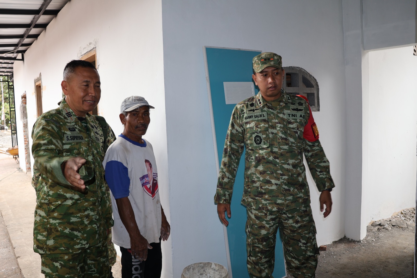 Evaluasi Renovasi Mushola Darurohman oleh Dansatgas TMMD