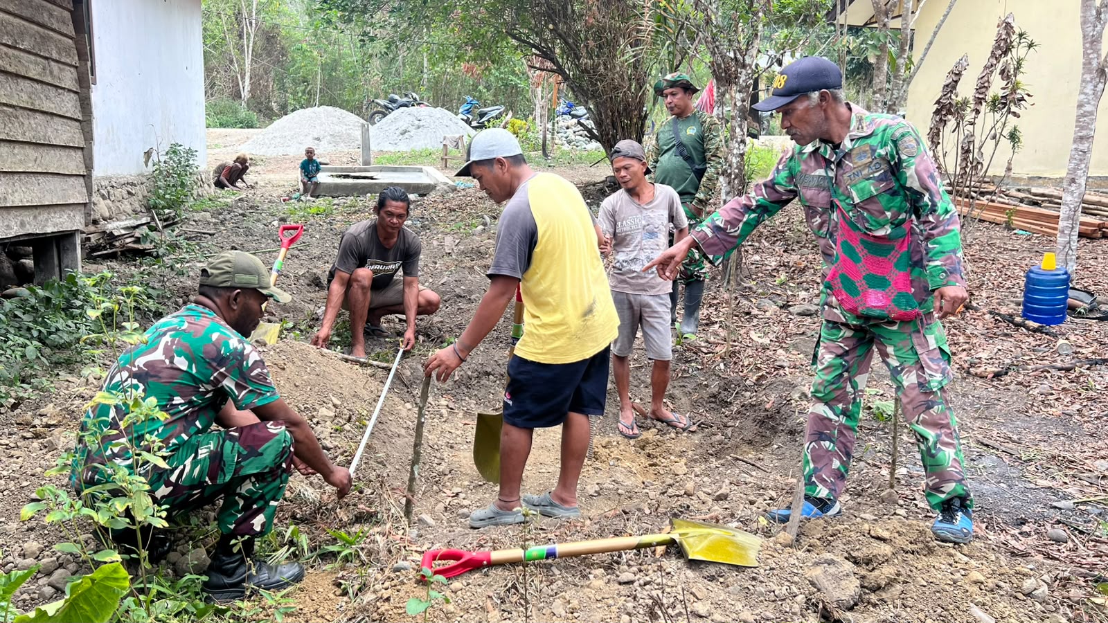 Kontribusi Warga Yamboi dalam Kesuksesan Program Pembanguan TMMD